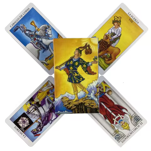 Spanish Rider Tarot Cards A 78 Deck Oracle English Visions Divination Edition Borad Playing Games
