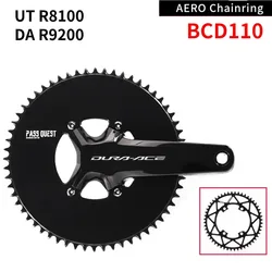 PASS QUEST R110-DU 110BCD Chainweel 46T 48T 50T 52T 54T 56T 58T Chainring for Shimano ULTEGRA R8100 CRANK Dura-ace R9200