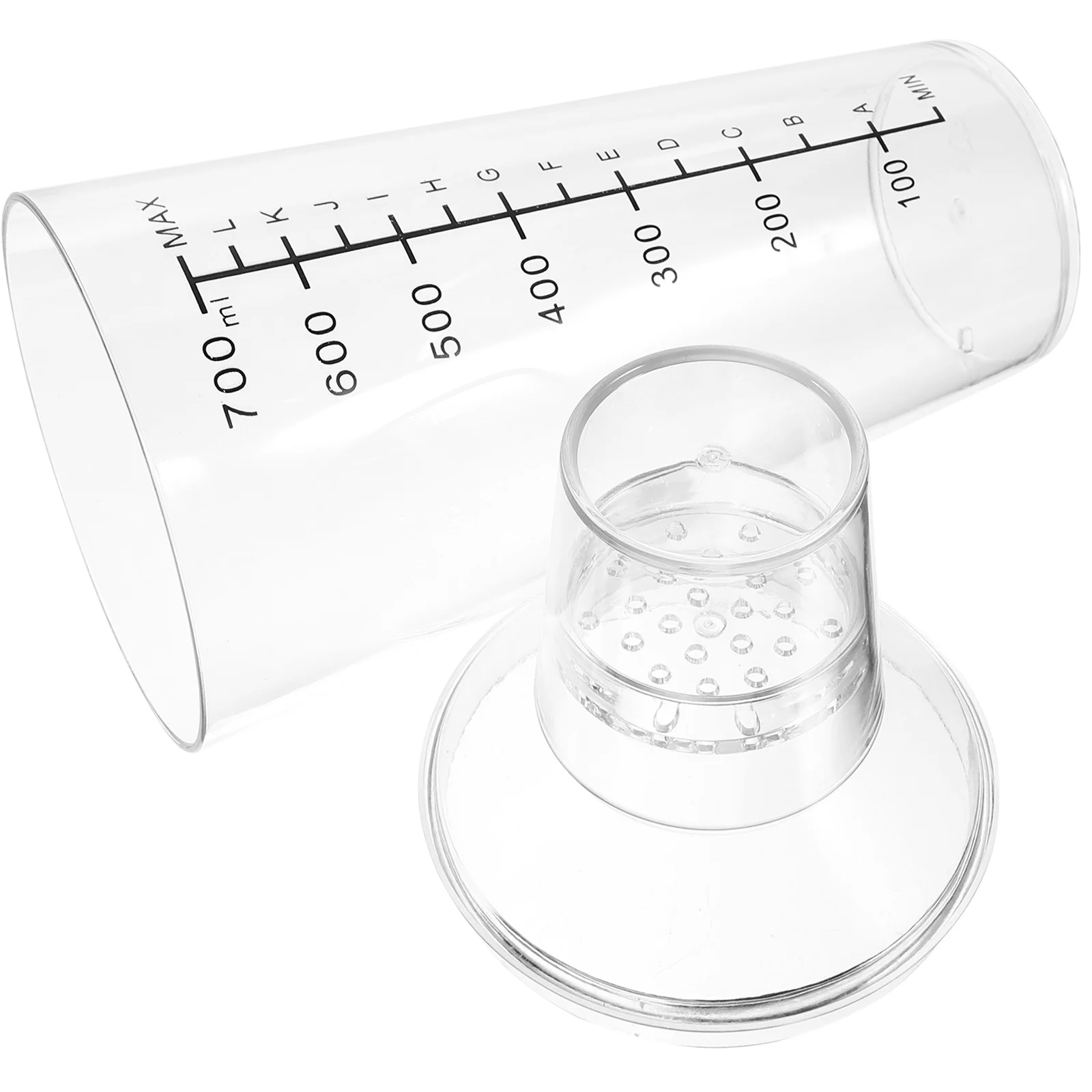 

Transparent Cocktail Shaker With Scale For Milk Tea Drink Mixing Clear Plastic Bar Wine Shaking Cup