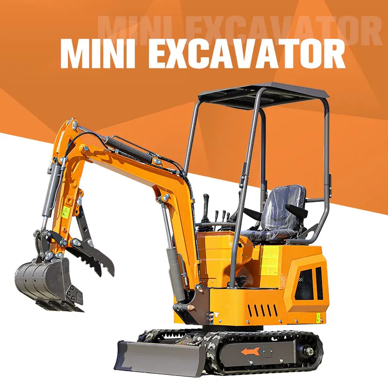 Construction Farm Customized mini excavator 1 Ton New Crawler EPA Engine Excavators Multi functional Cheap Crawler Digger