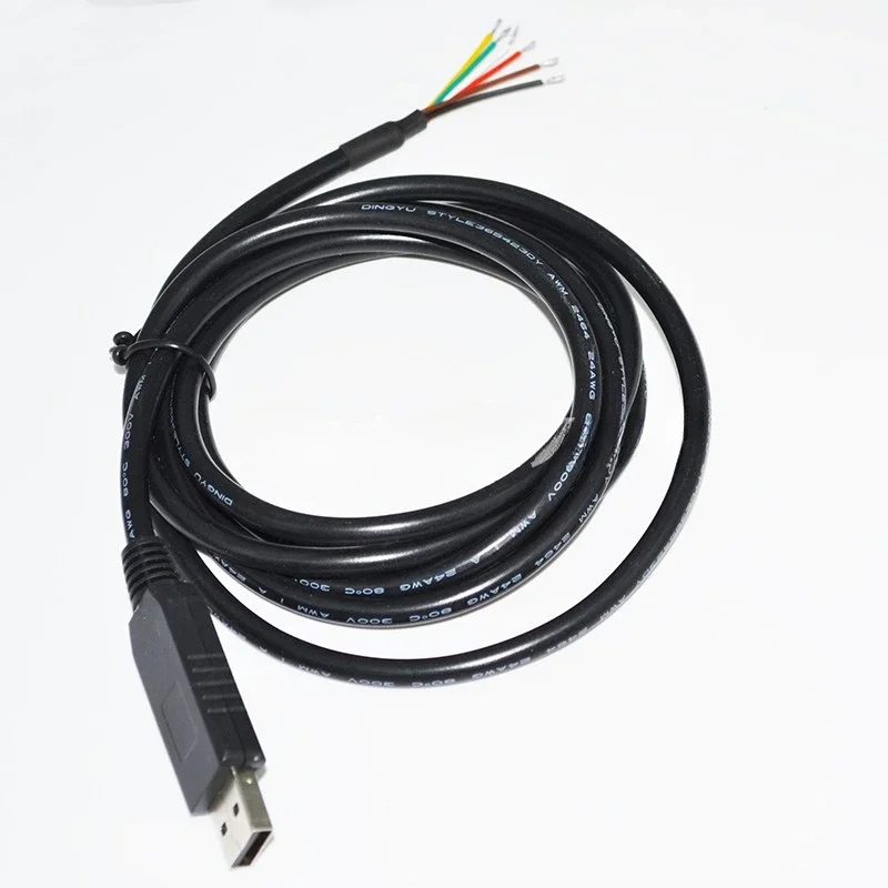 

Кабель FTDI FT232RL с USB на UART TTL с шестью жилами, кабель с последовательным портом, 3,3 В, 5 В, 6P, кабель WE