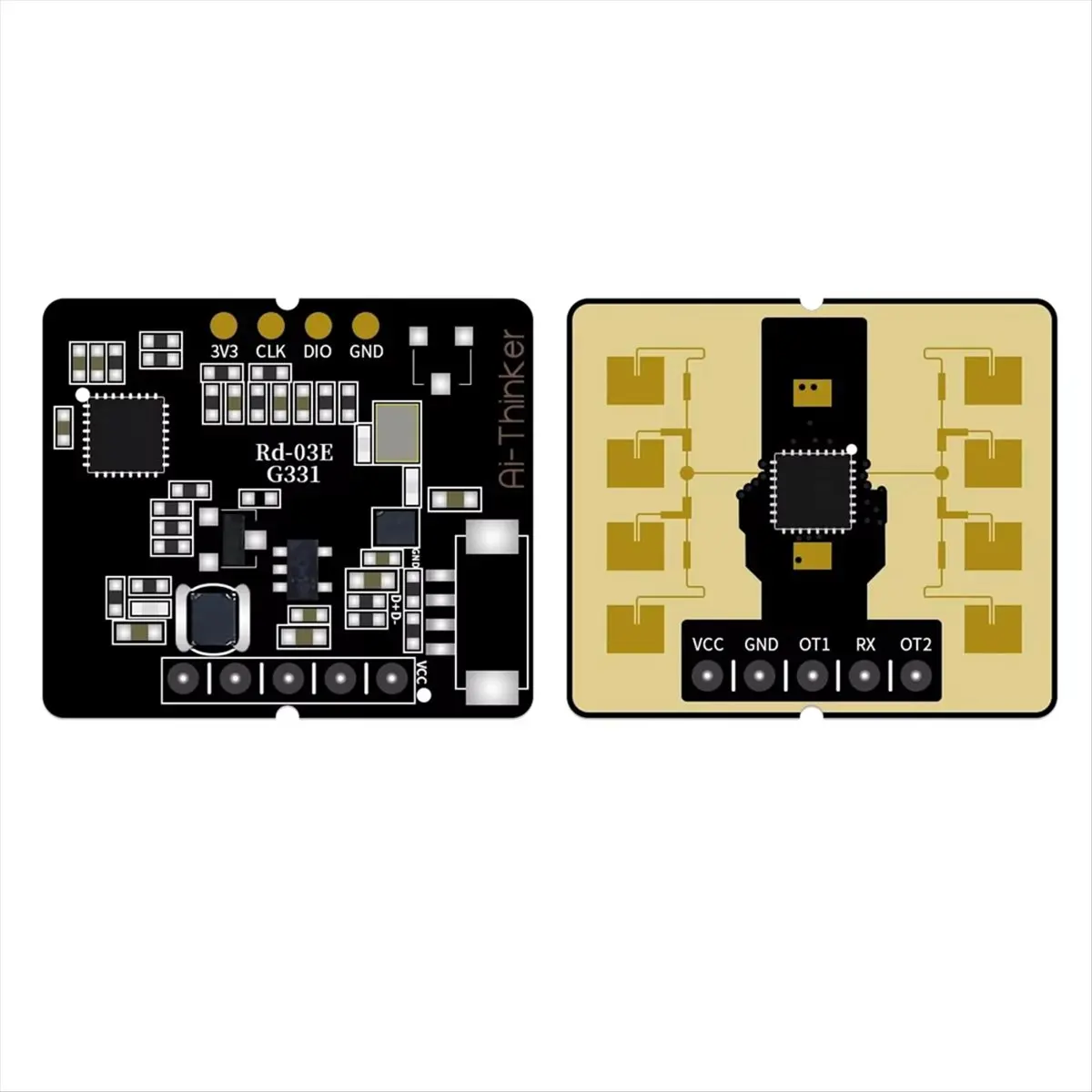 A40I 24G Human Body Movement Ranging and Positioning Radar Sensor Module -03E