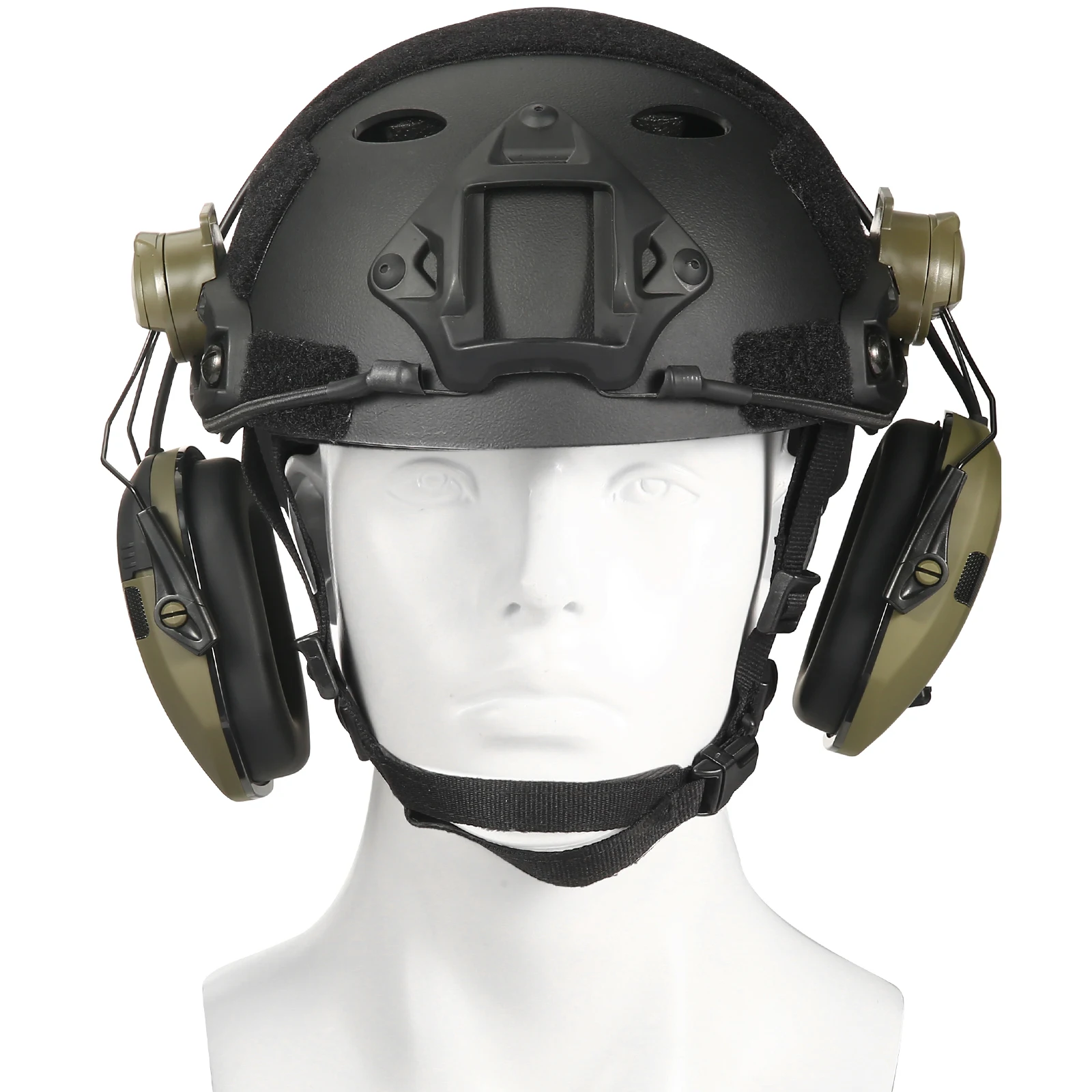 Casque d'écoute tactique FG, pistolet à air militaire, réduction du bruit, protection auditive, casque d'écoute pour chasse et tir / Fournitures de sécurité sur le lieu de travail