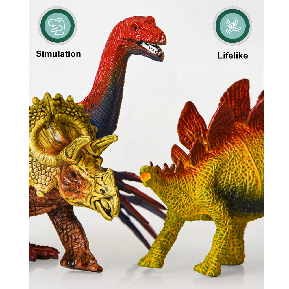 Realistic Dinosaur Figure Toys, 6\'\' to 8\