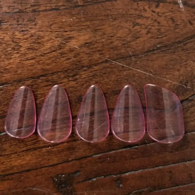 U2JB 5Pcs Comfortable Wear Pipa Nails Picks For Traditional And Modern Performances