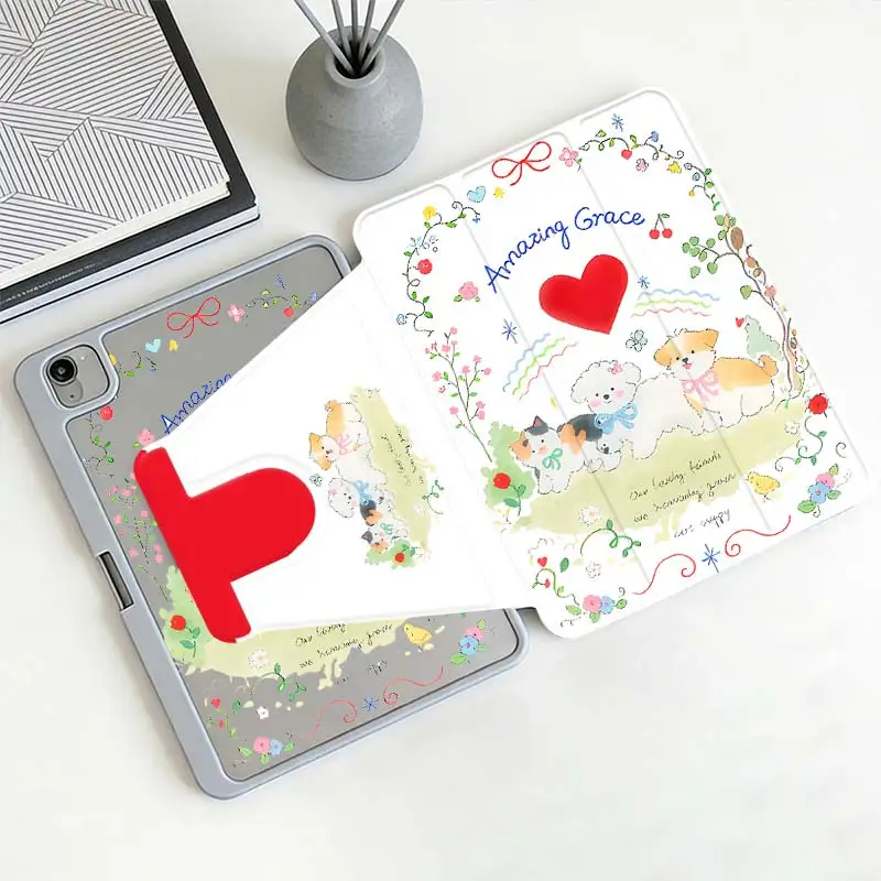 Tri-Fold 360° Rotation Smart Case For IPad Mini6 8.3 Pro 10.5 Pro11 iPad 10.2 7/8/9 4/5 10.9 10th iPad A16 2025 11 Air11/13