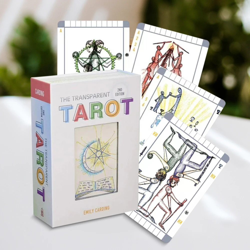 

Прозрачные карты с вознаниями на них, обучающая колода, набор тренировочных колод для начинающих