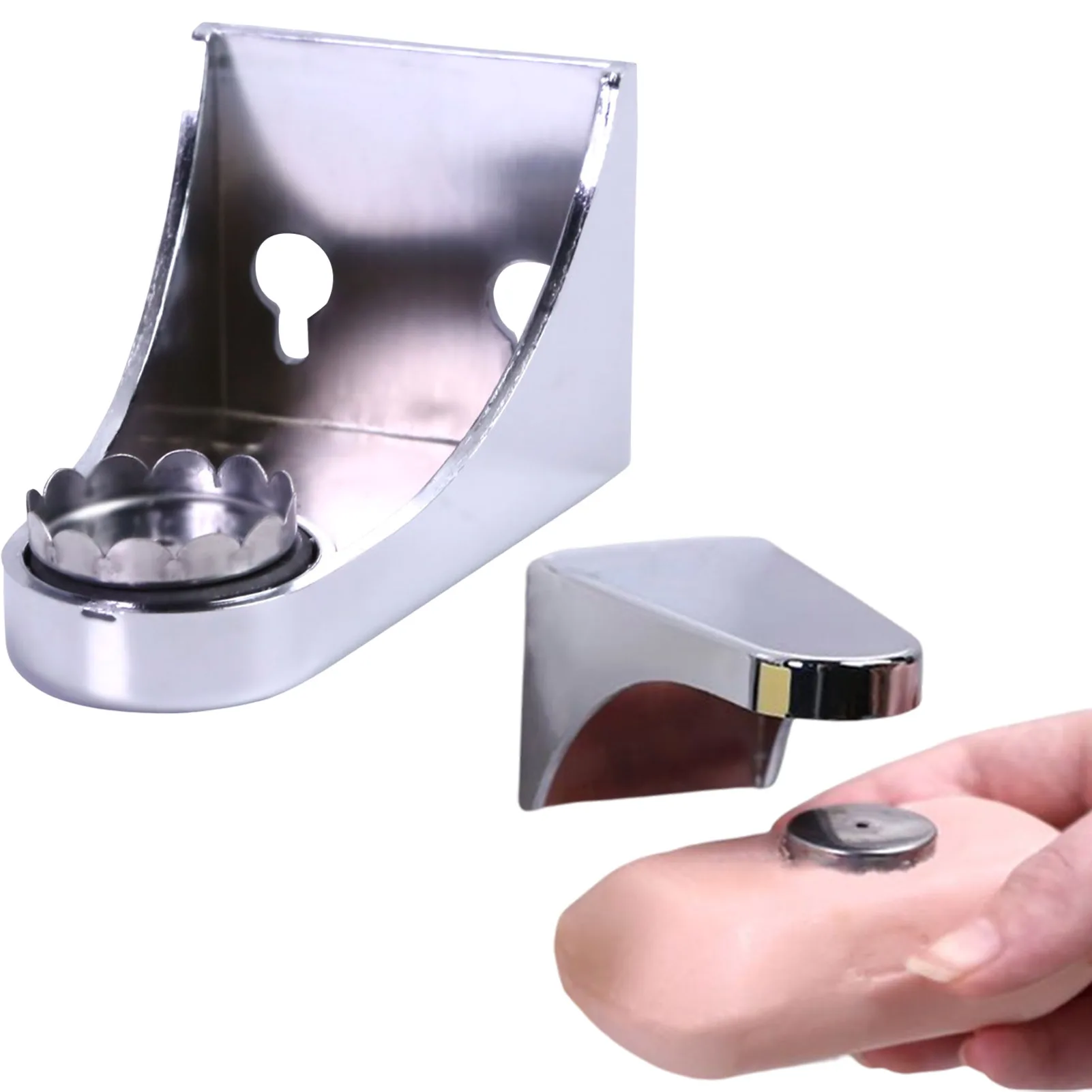 

Magnetic Soap Holder Self-Adhesive Soap Dish With Magnet Wall Mounted Hanging Soap Holders For Shower Bathroom Tub And Kitchen