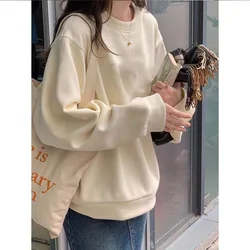 al yoga Crewneck hoodie women's sportswear loose fashion lazy wind top