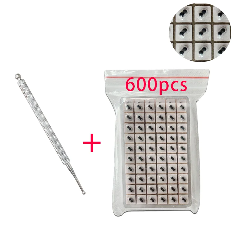 600CS Entspannung Ohr Aufkleber Therapie Nadel Patch Ohr Akupunktur Nadel Ohr Massage Pflege Auriculotherapie Vaccaria Samen