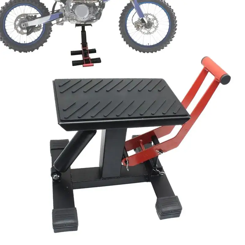 

1200Lb Capacity Motorcycle Lift And Bike Stand Scissor Lift Jacks Cross Country Motorcycle Repair Stool Hydraulic Parking Stool