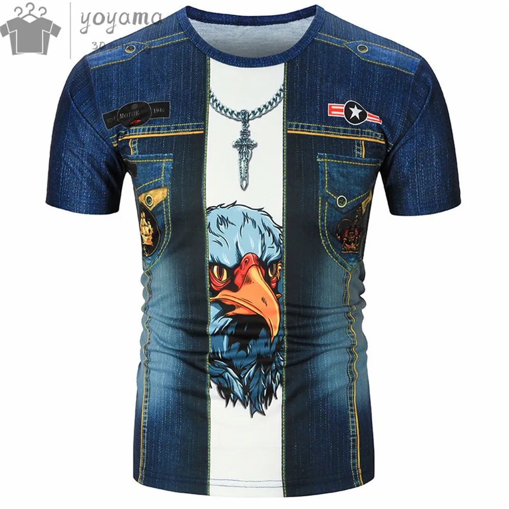 Summer Men's 3d Printed Horror Skeleton Men T-Shirt Stylish Casual Fun Alternative Short Sleeve O Neck Oversized Quick Dry Shirt image 6