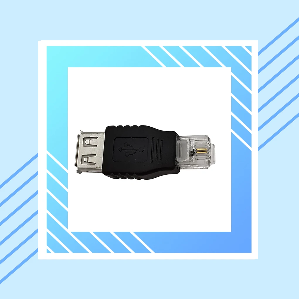 Durable RJ11 To USB Connector Convenient And User-friendly Materials USB 2.0 USB- Female To RJ11