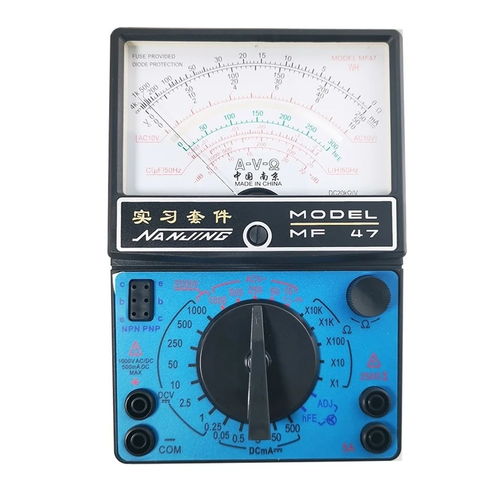 MF47 Analog Multimeter Kit for Teaching DIY Assembly Includes Circuit Diagrams Assembly Instructions and Tools