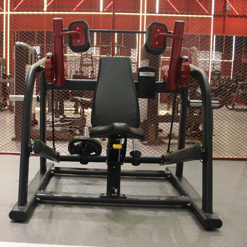

l Gym equipment strength plate loaded arm press back muscle Seated Lat Pullover Machine