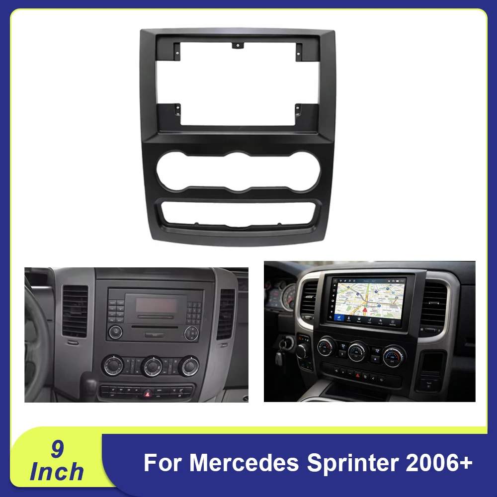 

10" Android Radio Dash Kit for Mercedes Sprinter 2006+ - CANBUS Facia Frame