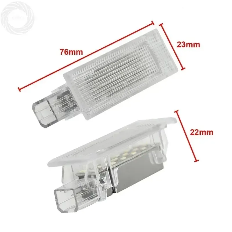 2 piezas Argo Panda Grande Punto compartimento de equipaje para 500 500X 500L luces LED compartimento de equipaje