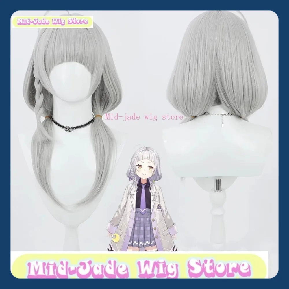 ミッドジェイドウィッグストアホロライブ第 2 世代さくら巫女コスプレウィッグアニメゲームロールプレイングハロウィンコスチューム小道具人工毛