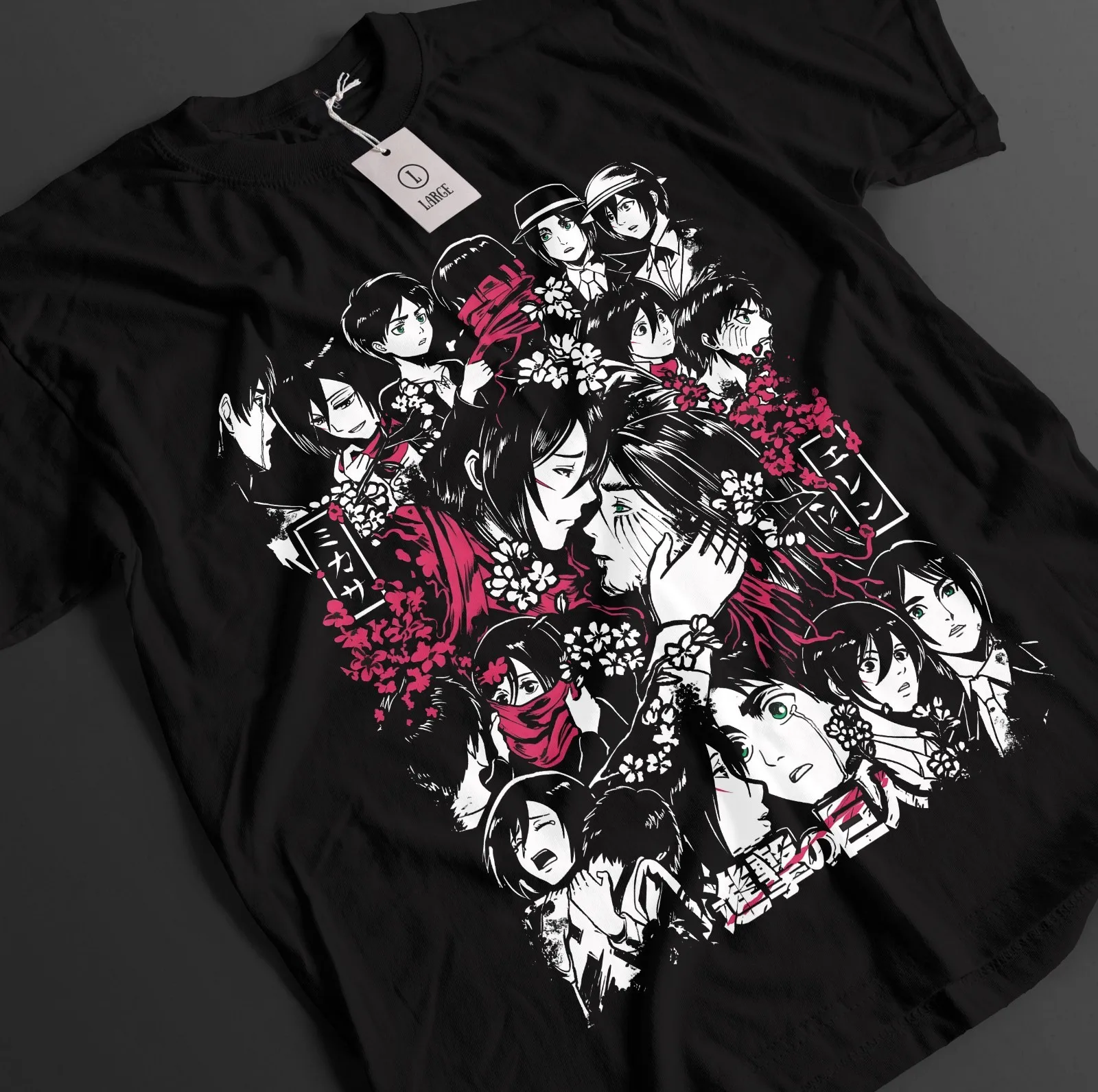 Attack On Titan Shirt Eren Yeager Tshirt AOT T-Shirt Anime Unisex Graphic Tee