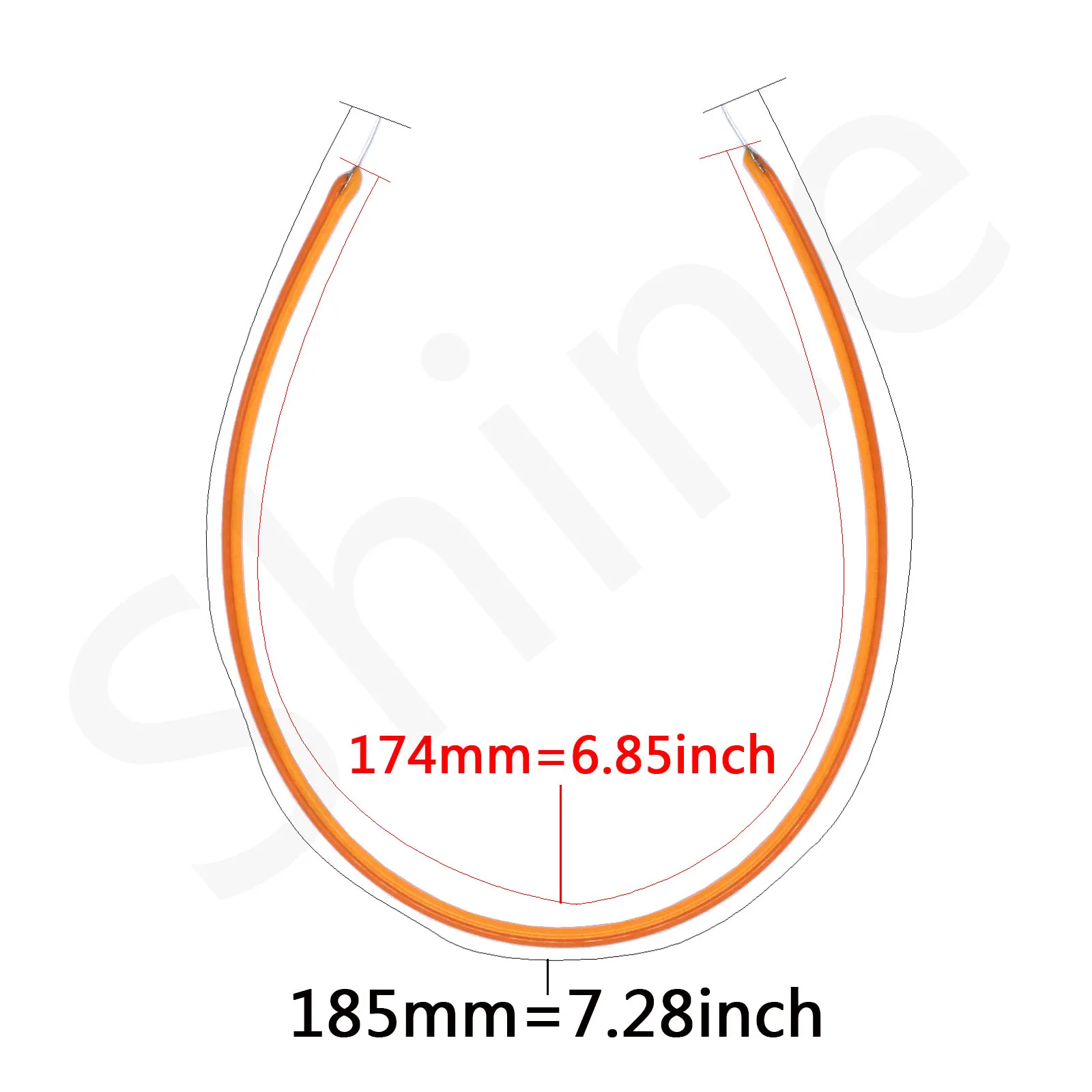 1pcs LED Filament Flexible DC9V 185mm Edison Bulb Light Parts COB LED DIY Diode Light Lighting Decoration