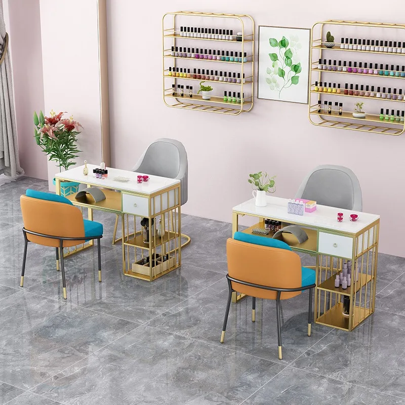 Japanese Style Manicure Table Drawers Single Double Mobile Storage Desk Nail Desk Station Nail Table Manicure Table