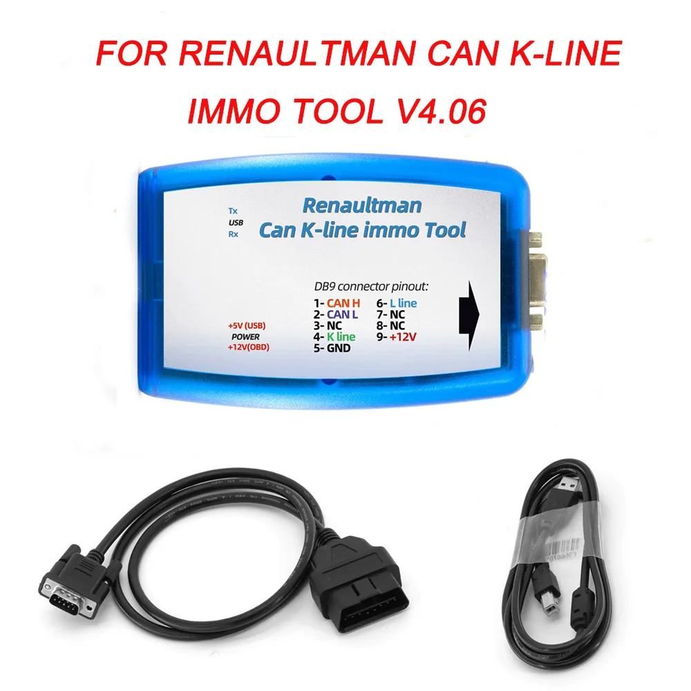 

Renault V4.06 CAN/K-line Immo Tools For OBDII Fully Automatic ECU Programmer Car Anti-theft R/W EEPROM Tool