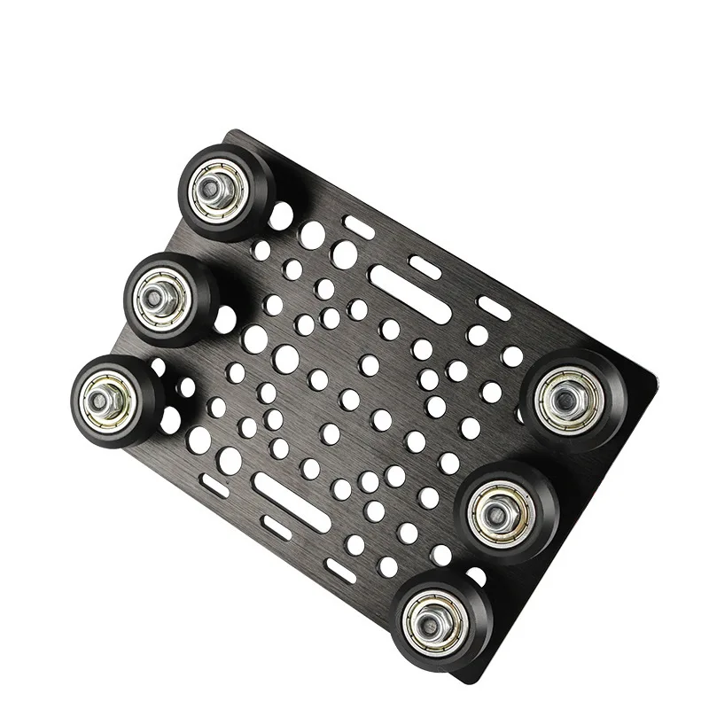 3D Printer Parts V-Slot Gantry Kit 20-80mm Gantry Plate with Hub Aluminum Profile V-Slot Aluminum Plate Kit Sliding Fixing Plate