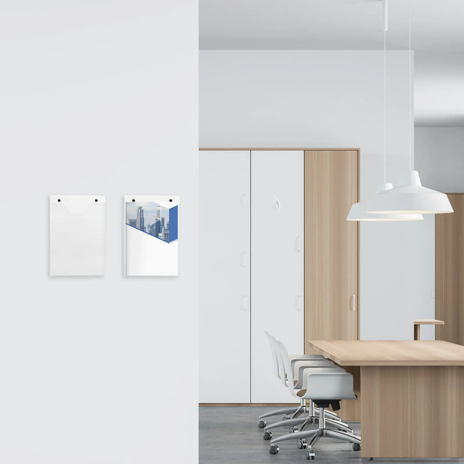 حامل كتيب أكريليك أنيق، حامل عرض المواد، الطيران والوثائق، كشاف منظم الأدب الشفاف #4