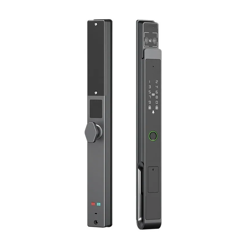 Waterproof Smart Fingerprint Door Lock for Aluminum Alloy Patio Courtyard Gate Full Automatic Password Keyless Entry Deadbolt