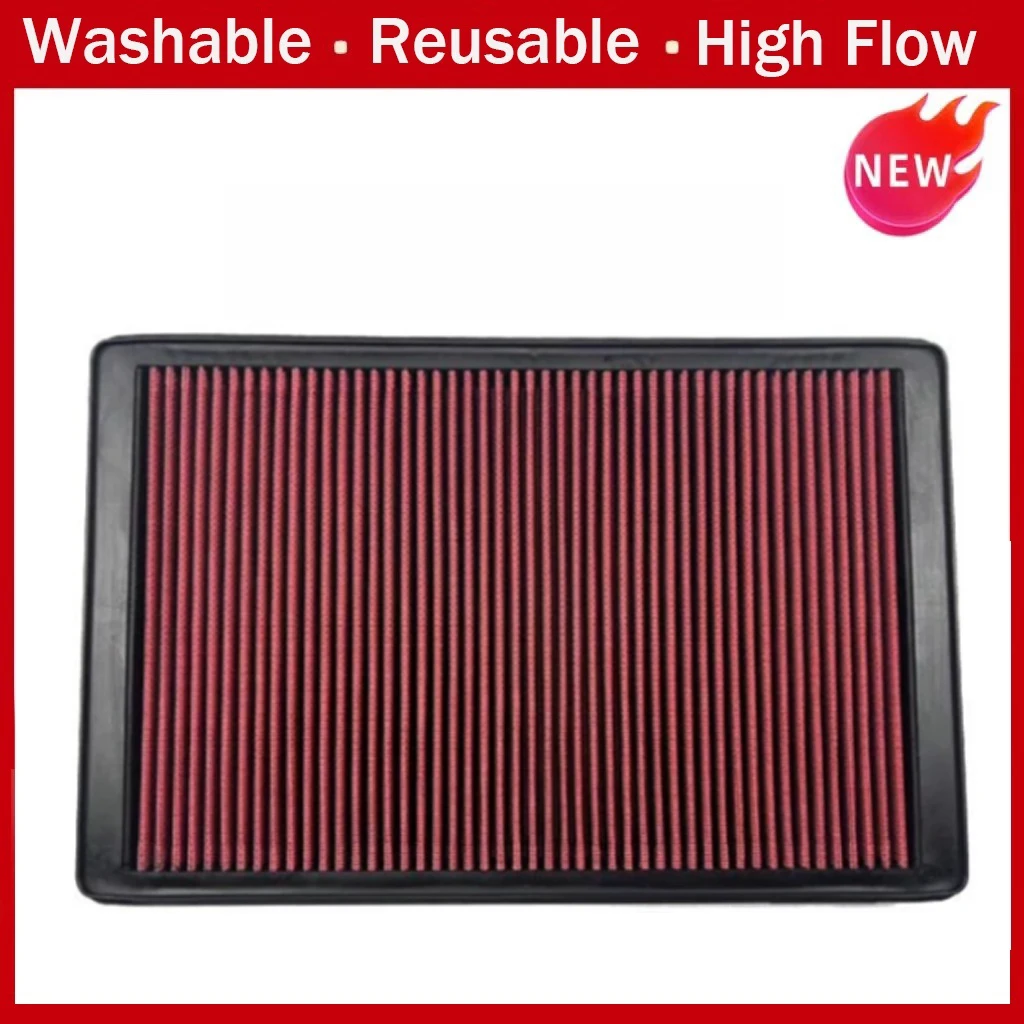 Filtro de ar de alto fluxo para carro, para mitsubishi pajero 3 4 shogun montero v6 2000-2017 mr571476 lavável e reutilizável