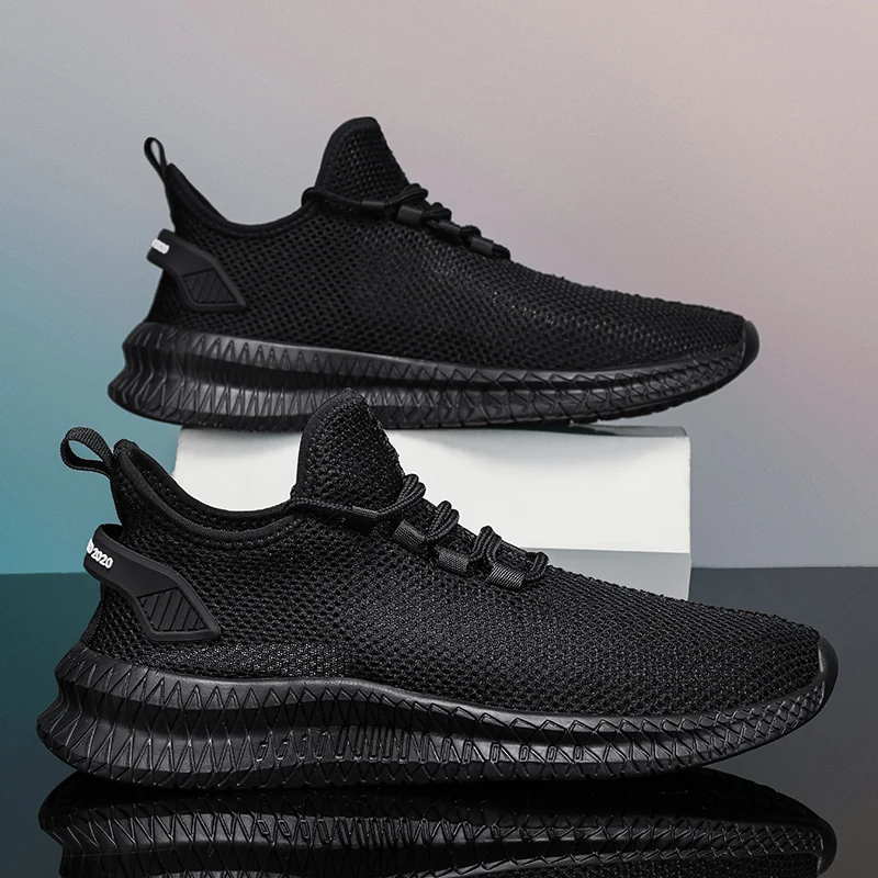 

Men's Ultra Light Mesh Sneakers Breathable Casual Sports Shoes Comfortable Walking Shoes Big Size 39-46