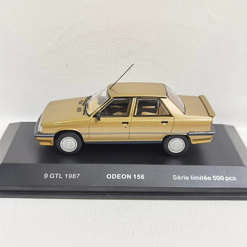 

ODEON масштаб 1/43 9 GTL 1987, имитация сплава, модель автомобиля, статическая коллекция, украшенные праздничными игрушками, сувенирный подарок