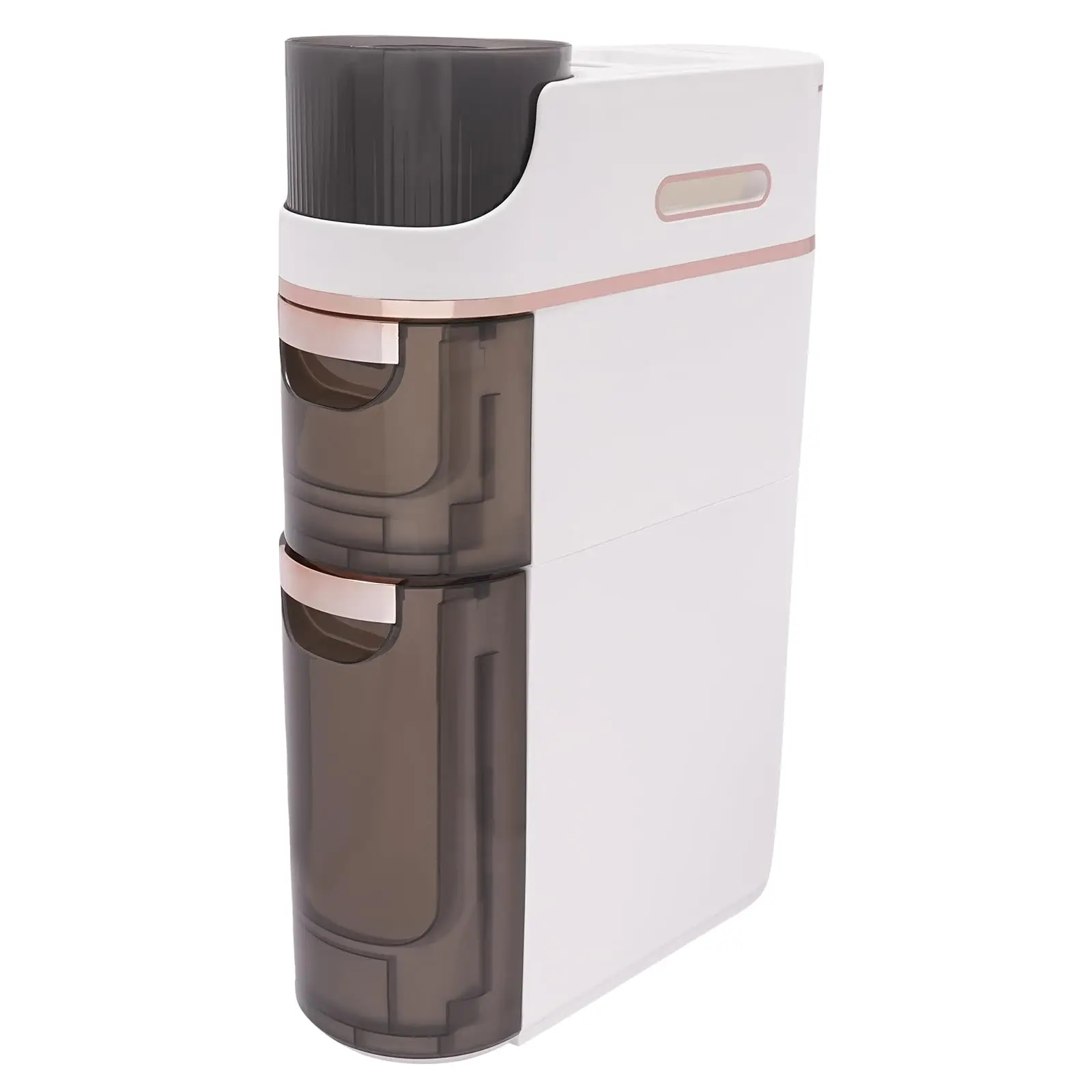 

Тонкий двухуровневый шкаф для хранения в ванной комнате, передвижной, с ящиками для небольших помещений, белый