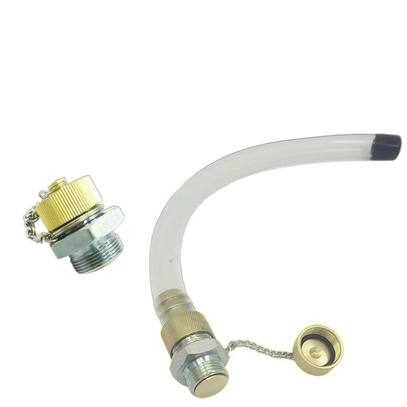 excavator accessories For VOLVO EC 210 240 29 360 460B 480D Oil drain valve Screw oil drain pipe