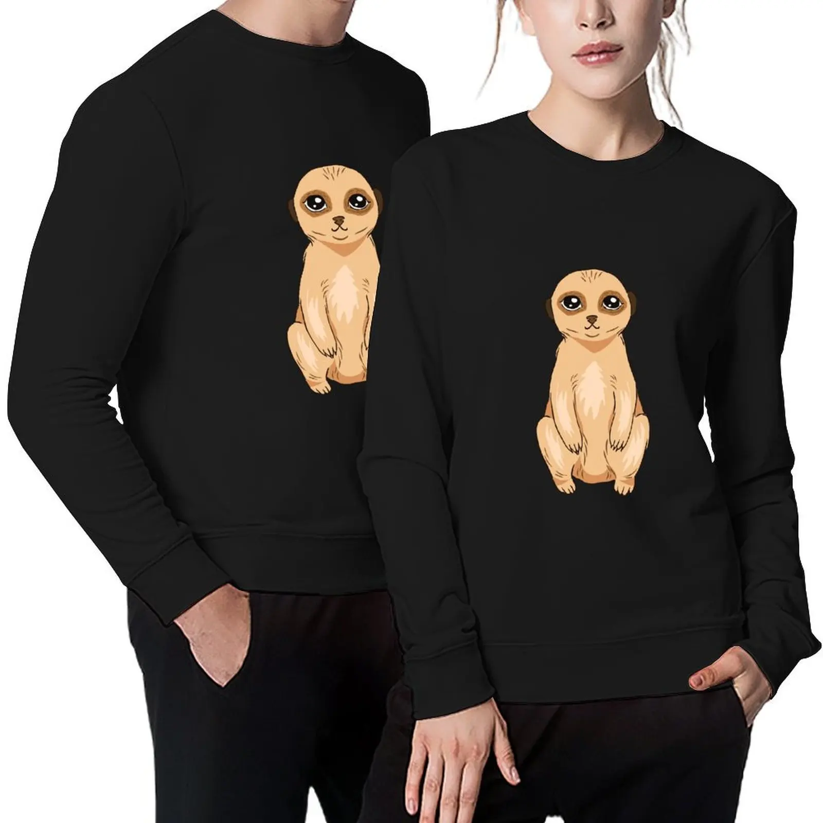 

Sweet meerkat Pullover men's clothes male clothes anime clothes men's autumn hooded sweatshirts
