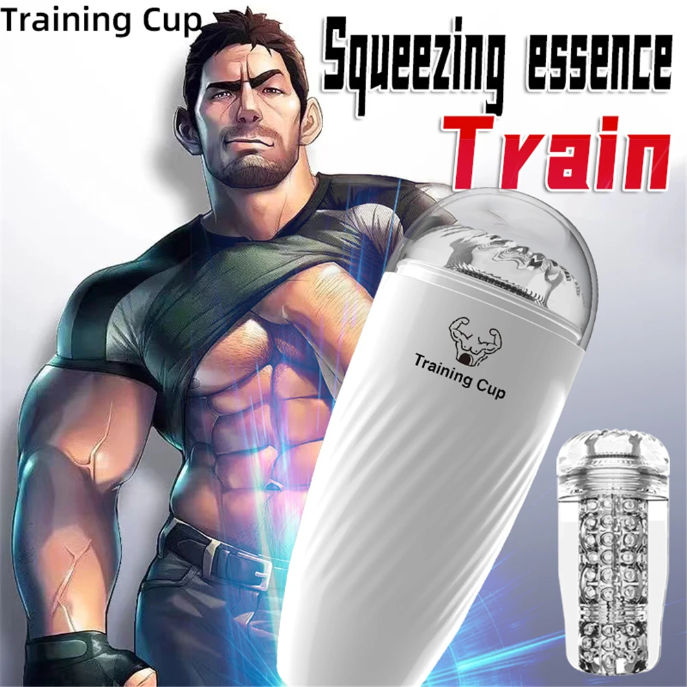 Male Masturbation Cup Soft Silicone Pocket Pussy Endurance Exercise Transport Male Masturbator Adult Goods Sex Toy for Men