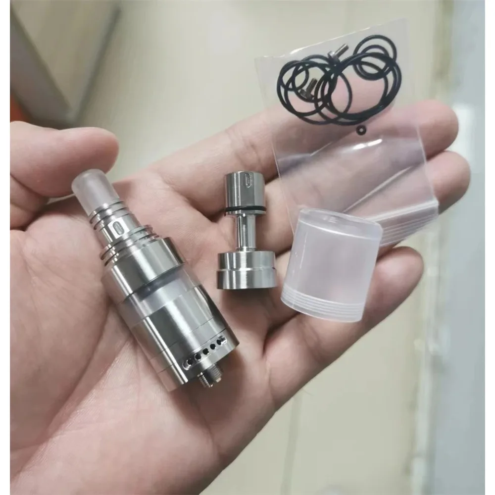 YFTK Style Ka V6 22mm RTA Vape System przez-Ka V6 RTA 316SS Atomizer z wymiennym zbiornikiem 3.3ml Nano RTA Atomizer do Vape Mods