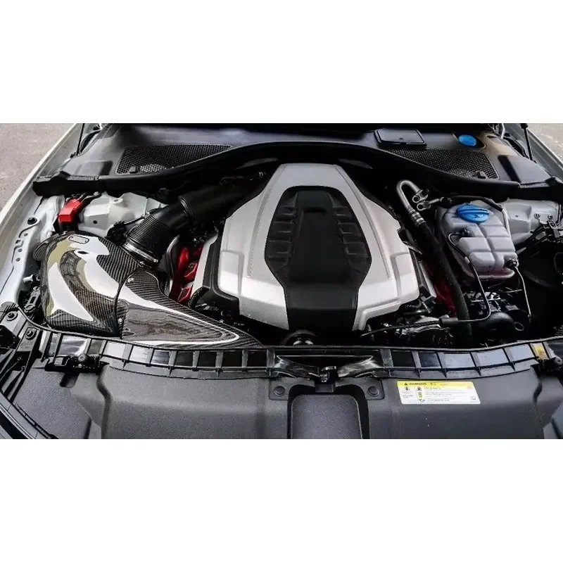 【Factory Wholesale 2026】 13-18 Faster Response FRP Resin Fiber Car Intake System for A6 A7 C7 3.0T/2.5L Street Version