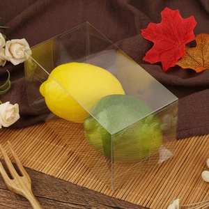 Rechteck sauber PVC Box, Geschenkausstellungsschachtel, Kosmetik -Handwerksverpackungsbox, passende transparente Kunststoff für Hotwheels, 30x40x82mm, 50pcs 8 Hauptverkaufsbox Badezimmer PVC - №3