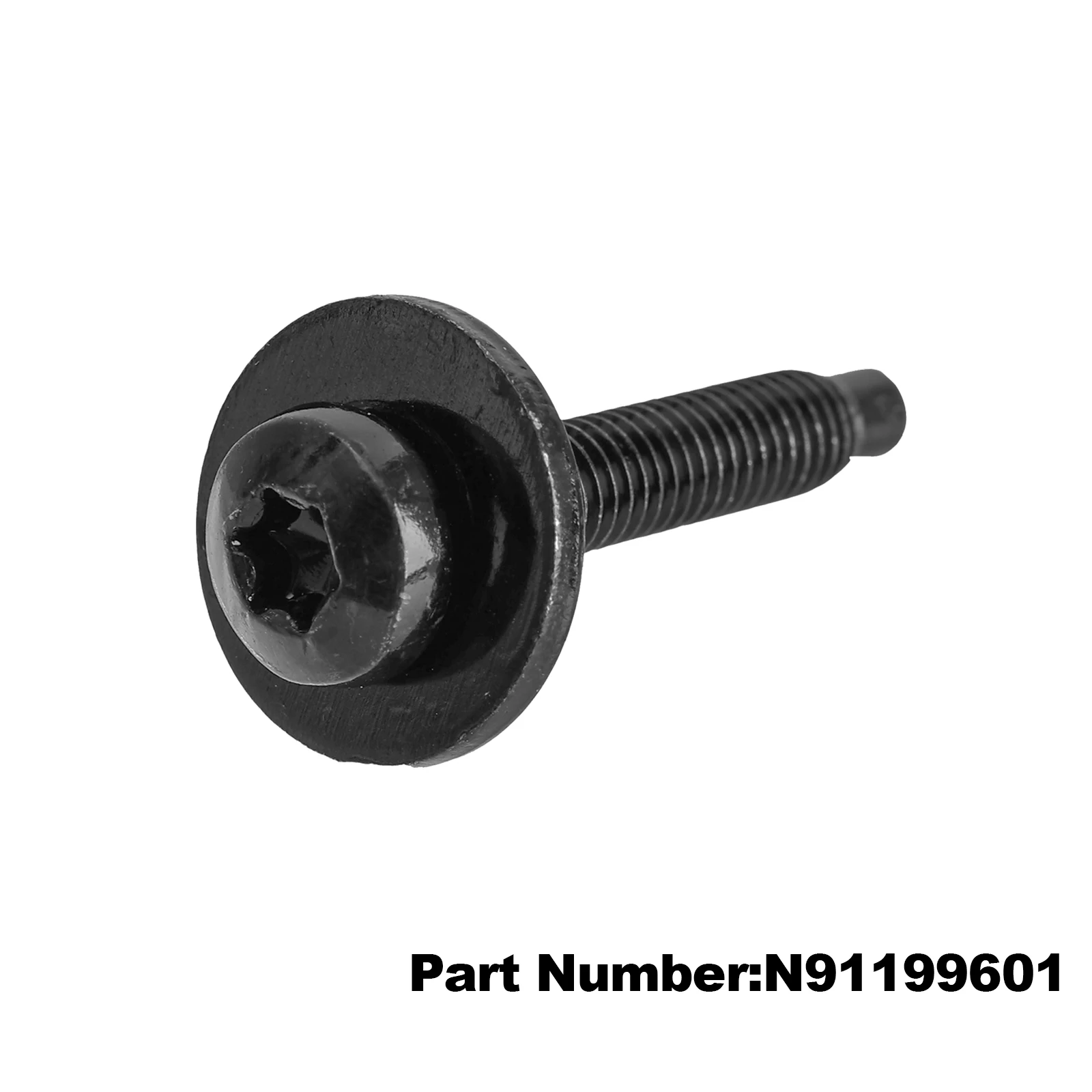 2Pcs M6x40 Headlight Fixing Screw Bolts N91199601 For Audi A4 S4 B8 A6 S6 C7 - view 2