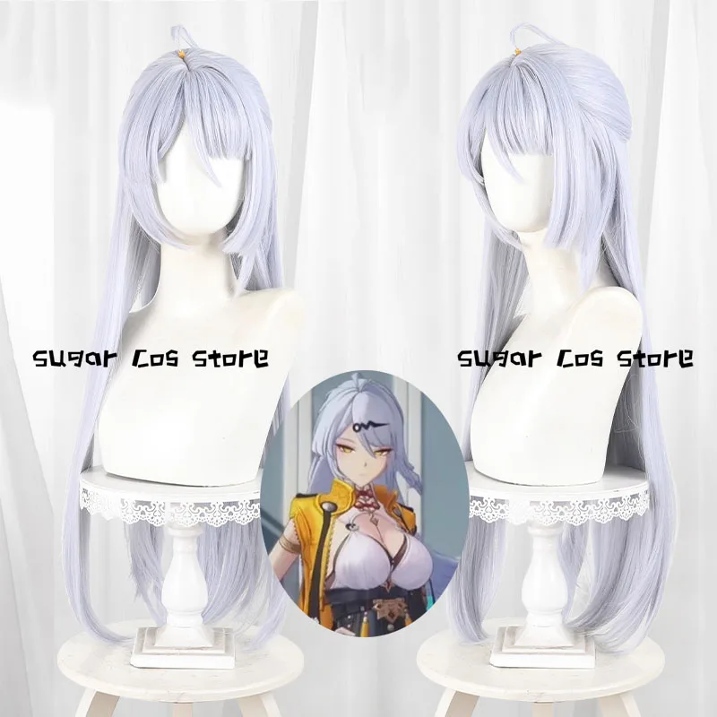 

Game Zenless Zone Zero Yixuan Cosplay Wig Gray White Long Hair Yunkui Summit Halloween Carnival Party Props For Women Girls