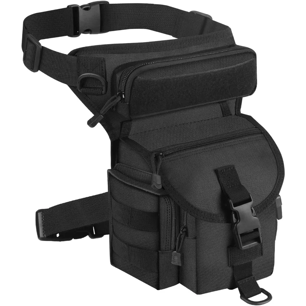 AliExpress NONE Adjustable Tactical Drop Leg Bag Mens Fanny Waist Pack Belt Bag for Cycling Camping Hiking Outdoor Sports