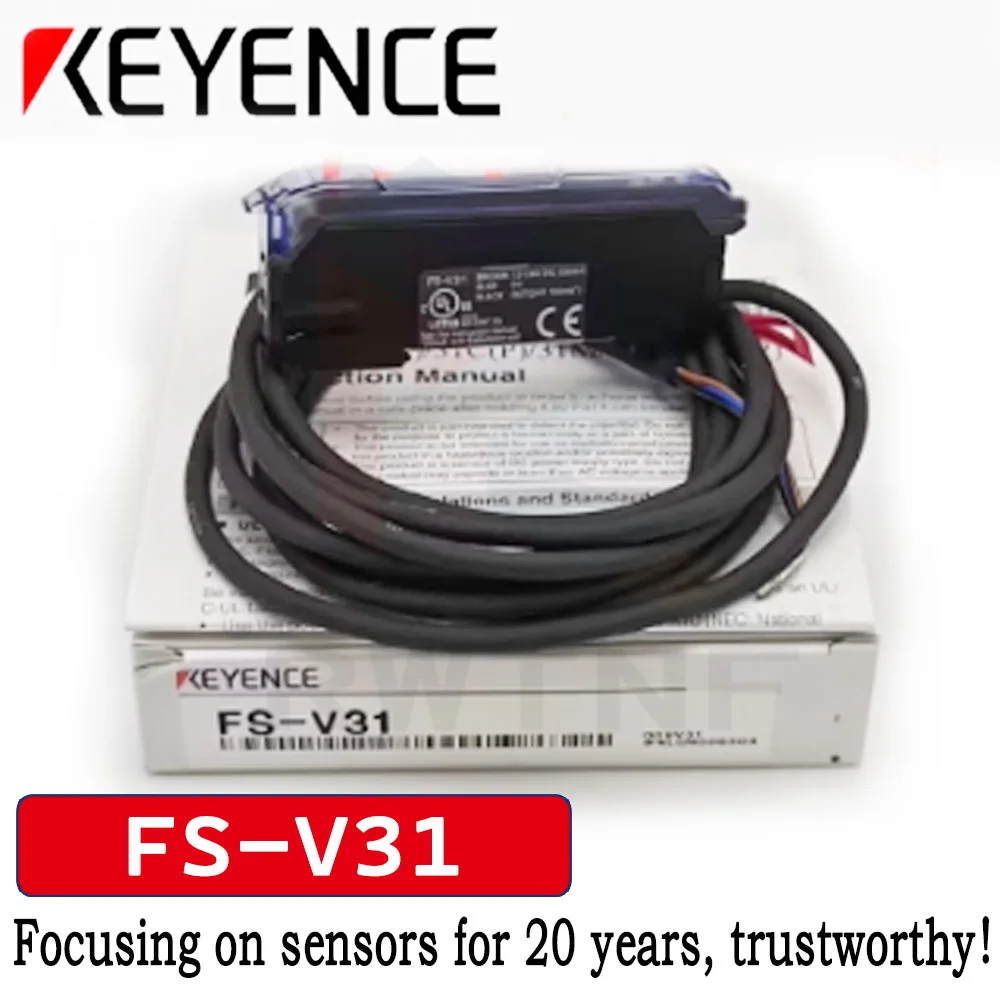 

FS-V31 KEYENCE NPN digital fiber amplifier sensor ,100% original warehouse stock,quality assurance for 2 years