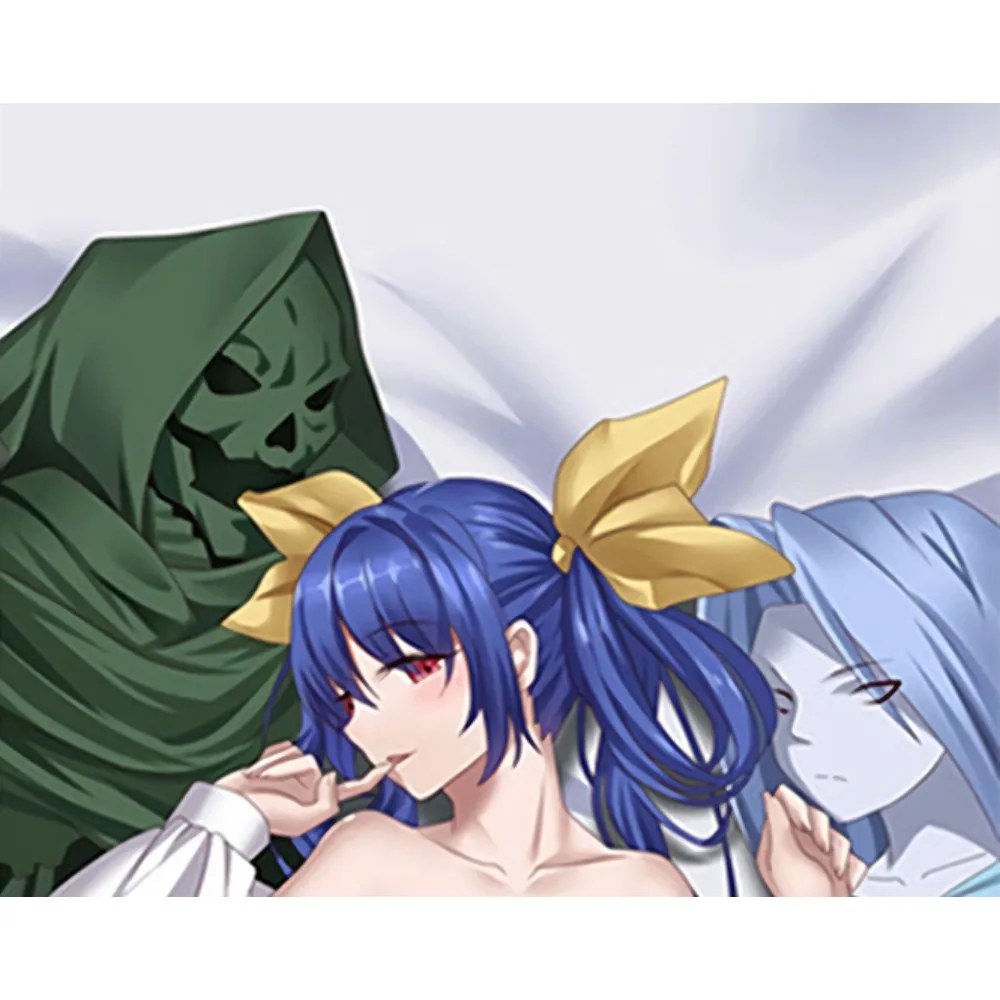 Dizzy Anime Long Body Pillowcase Dual‑sided Character Art Print Soft Silky‑Touch Cushion Cover