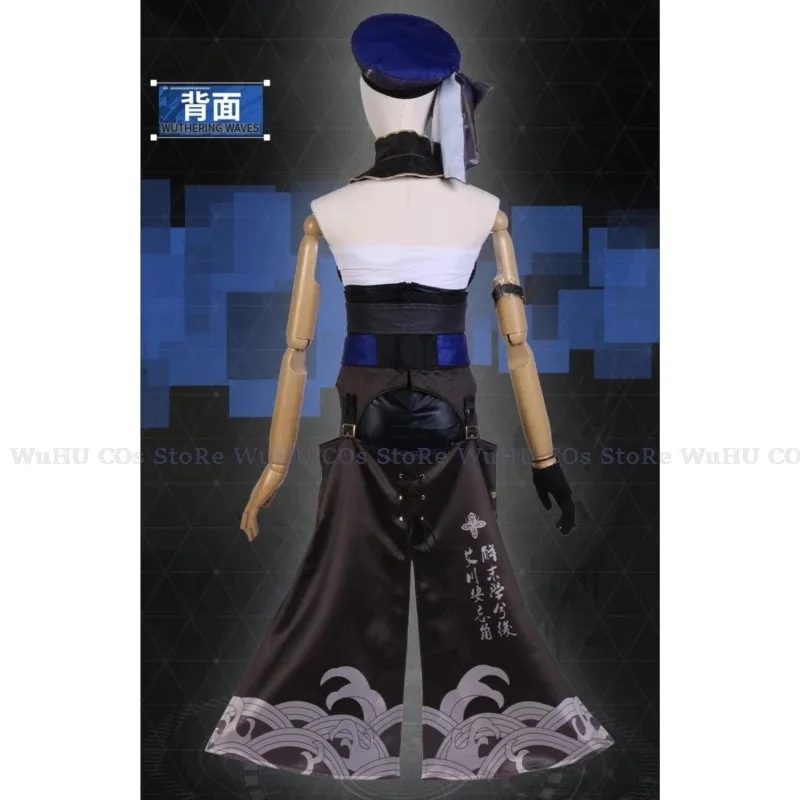 Juego Wuthering Waves Yangyang disfraz de Cosplay traje Cool Unifrom vestido peluca sombrero juego de rol traje de fiesta de Halloween Womenv;2,r'6;t.
