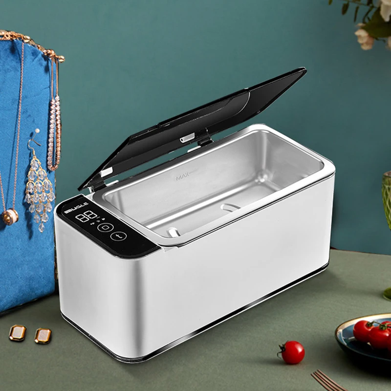 46KHz 家庭用超音波洗浄機 TZDQ-102 メガネやマウスガード用小型洗浄機ジュエリーミニクリーニング m