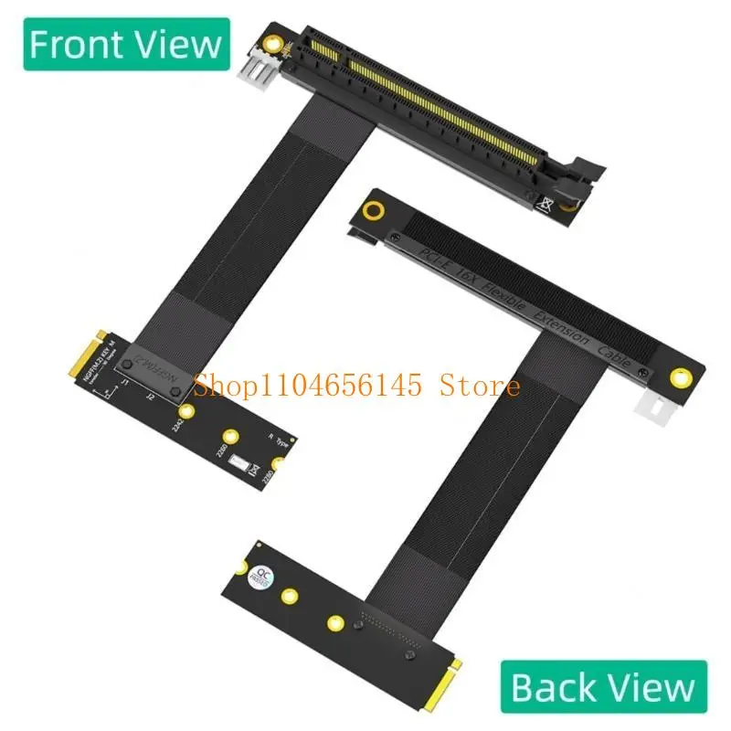 5ASD 90 ângulo Turn M.2 Ngff M para PCIE 16X Adaptador placa gráfica NVME para PCIE 16X