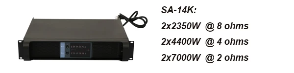 Amplificador de áudio de circuito estéreo classe H CA18