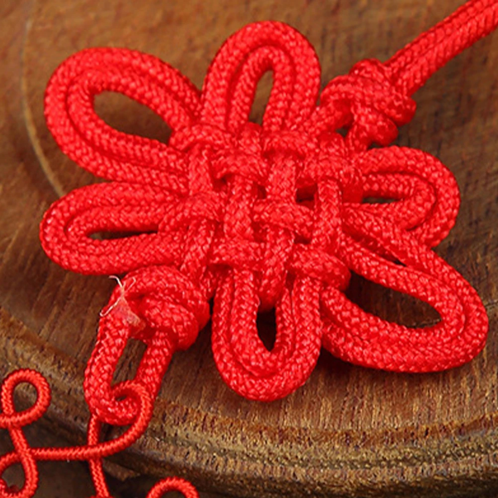 

Car Pendant Chinese Knot Ornament Double Hanging Decorations Accessories White Marble Car Interior DIY Crafts Gift