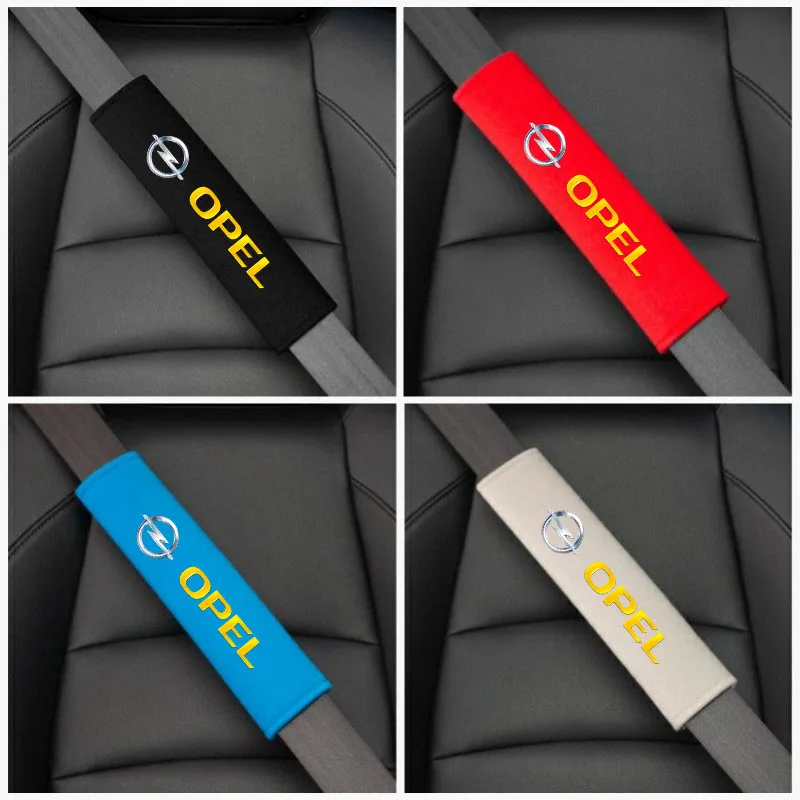 

Cotton Car Seat Belt Safety Belt Shoulder Protector Cover For Opel OPC LINE Astra J H G K Insignia Corsa D B E Mokka Vectra